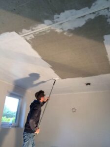 decke streichen stahlbetondecke im neubau bekommt ersten anstrich decke streichen stahlbetondecke im neubau bekommt ersten anstrich