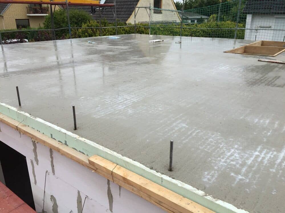 die erdgeschossdecke ist gegossen das dach kann kommen die erdgeschossdecke ist gegossen das dach kann kommen