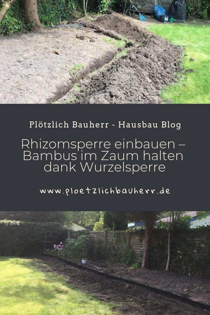 rhizomsperre einbauen bambus im zaum halten dank wurzelsperre bambussperre rhizomsperre einbauen bambus im zaum halten dank wurzelsperre bambussperre