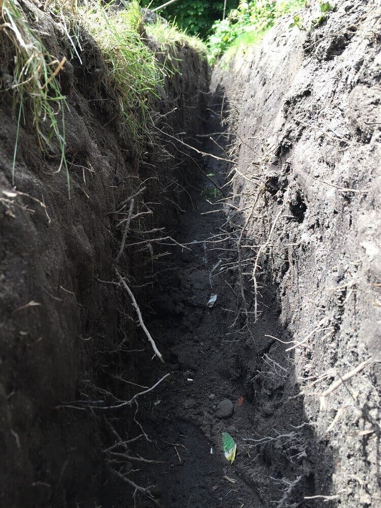 tiefer graben für die bambussperre tiefer graben für die bambussperre