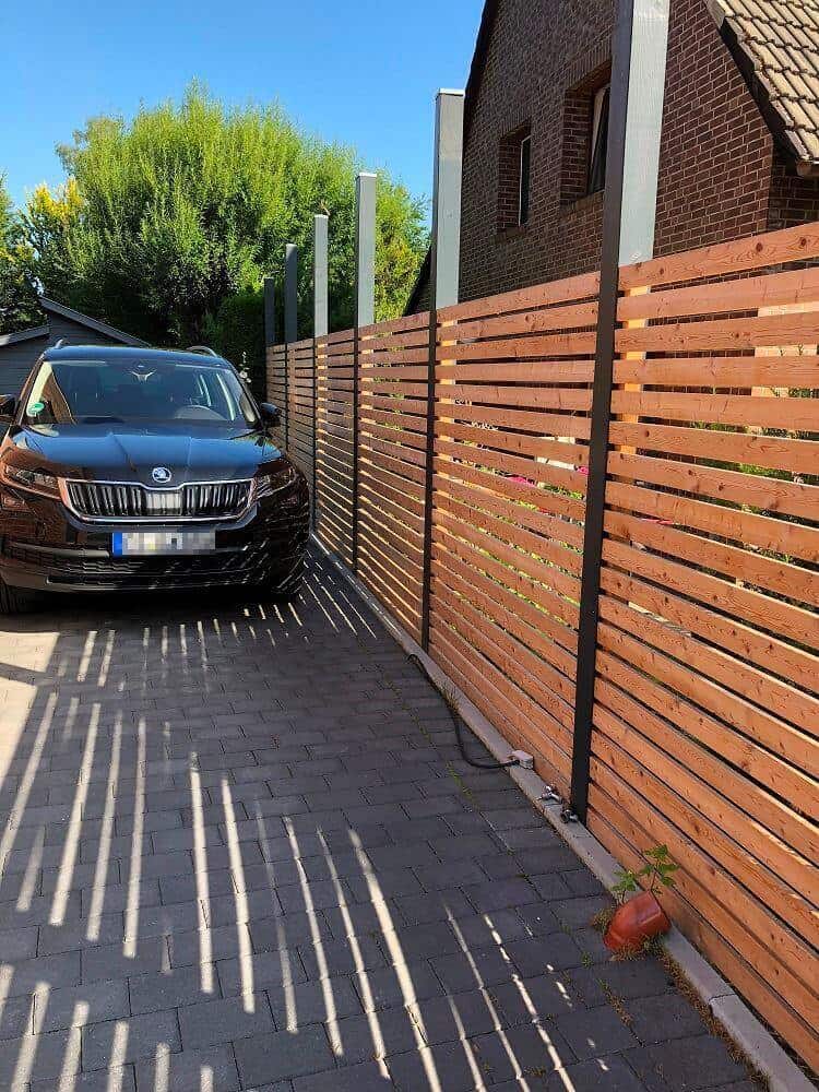 sichtschutz selber bauen das fertige ergebnis sichtschutz selber bauen das fertige ergebnis