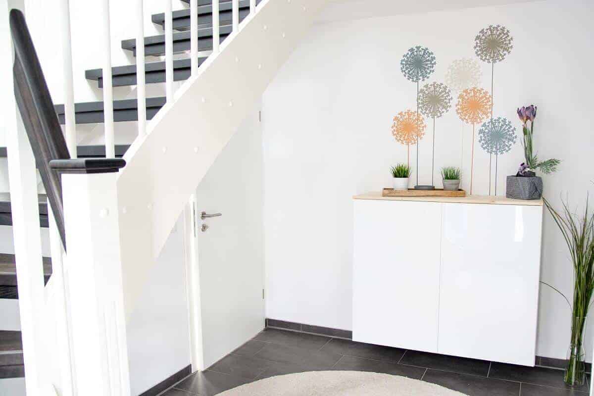 wandsticker im flur erweitern das sideboard und sehen einfach toll aus wandsticker im flur erweitern das sideboard und sehen einfach toll aus