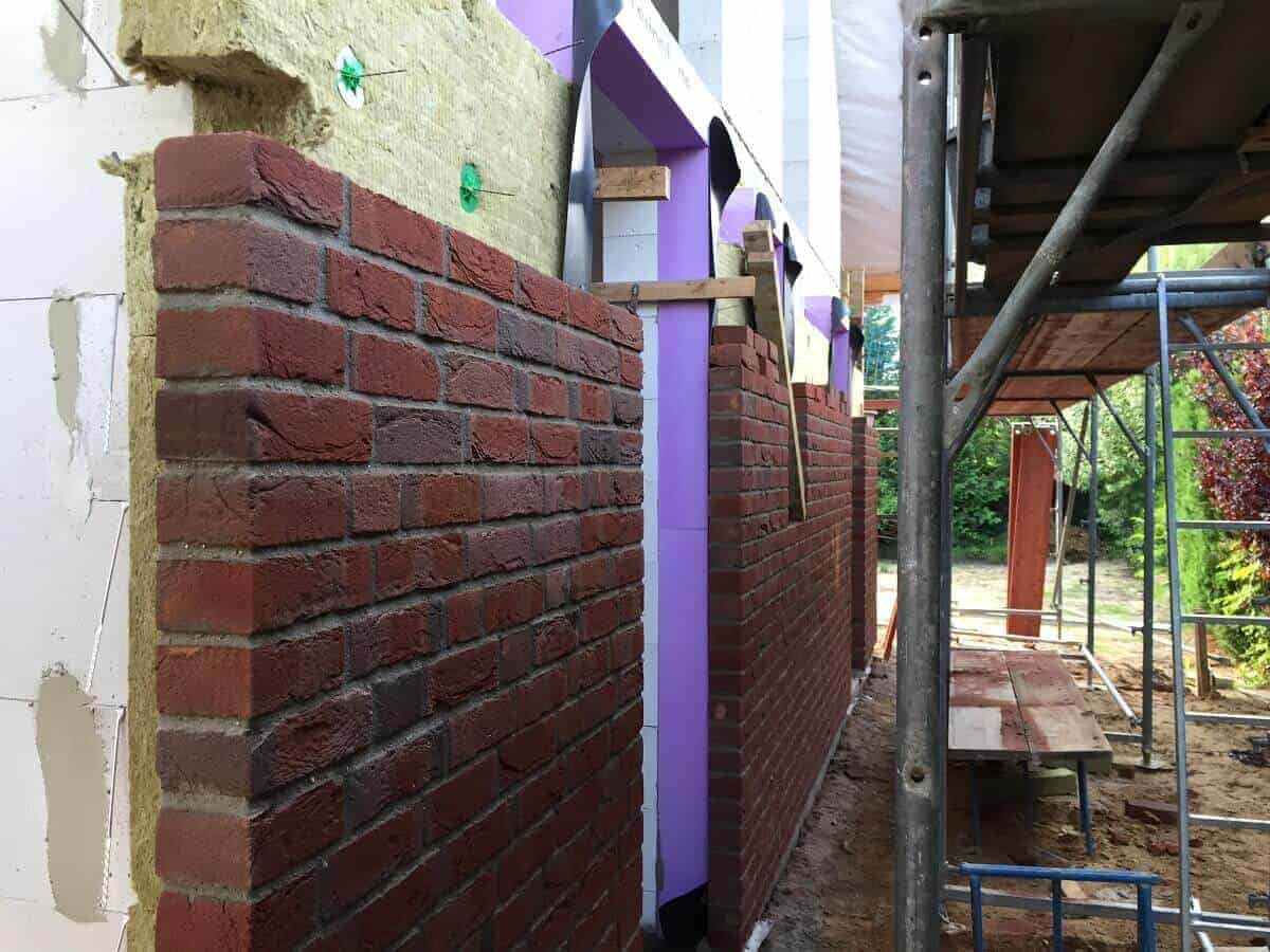 für uns war klar dass wir keine putzfassade wollen sondern lieber klinker