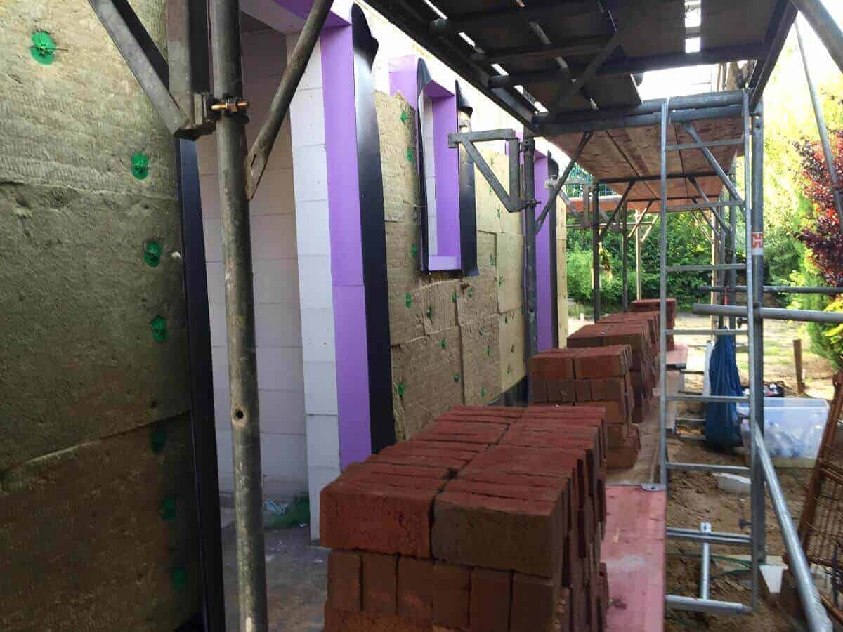 vor den klinkern kommt zunächst die wärmedämmung vor den klinkern kommt zunächst die wärmedämmung