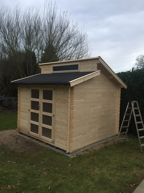 das gartenhaus ist fertig aufgebaut dank des einfachen stecksystems war der aufbau an einem tag gut zu schaffen das gartenhaus ist fertig aufgebaut dank des einfachen stecksystems war der aufbau an einem tag gut zu schaffen