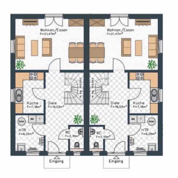 doppelhaus grundriss erdgeschoss dieser grundriss beinhaltet einen grossen flur der wohn und essbereich ist hingegen etwas kleiner ausgefuehrt doppelhaus grundriss erdgeschoss dieser grundriss beinhaltet einen grossen flur der wohn und essbereich ist hingegen etwas kleiner ausgefuehrt