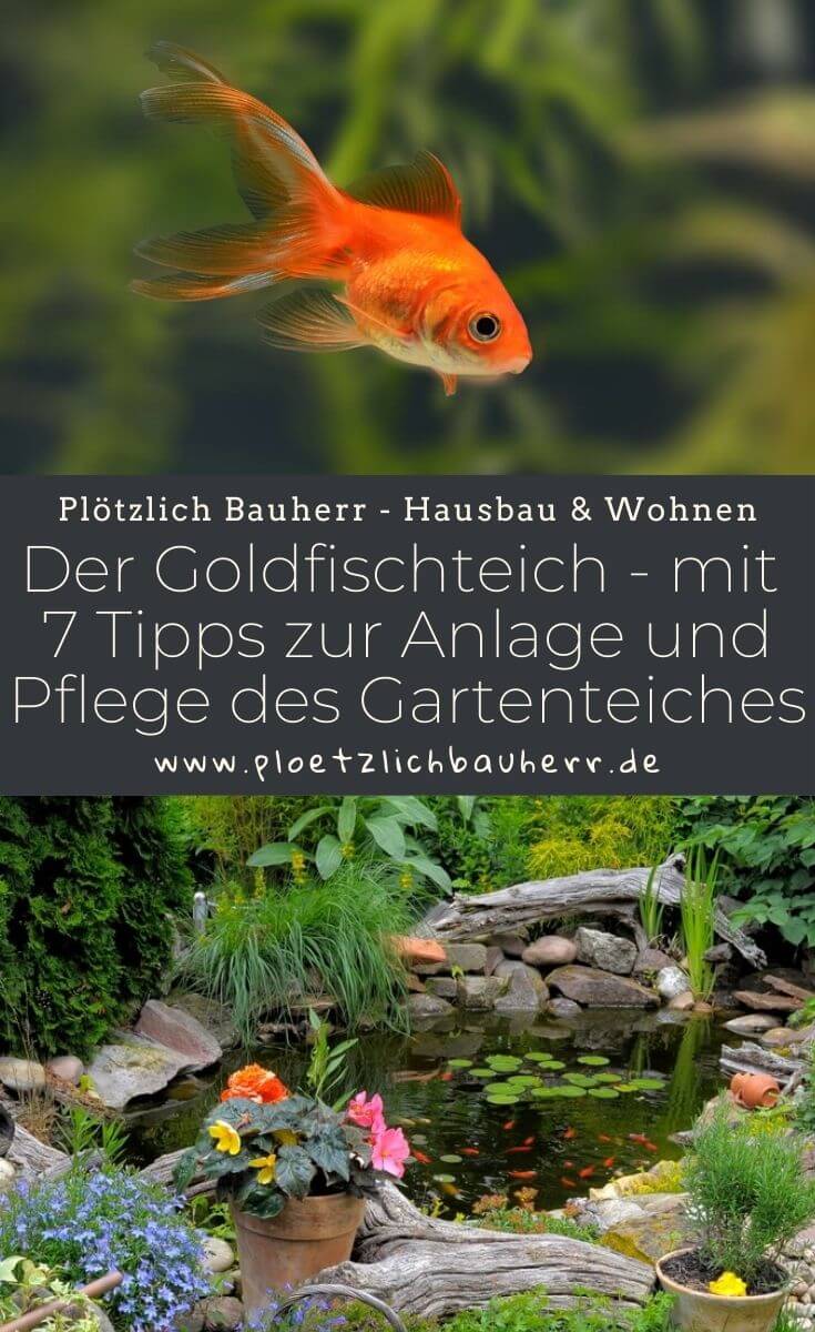 Der Goldfischteich - mit 7 Tipps zur Anlage und Pflege des Gartenteiches fรผr Goldfische
