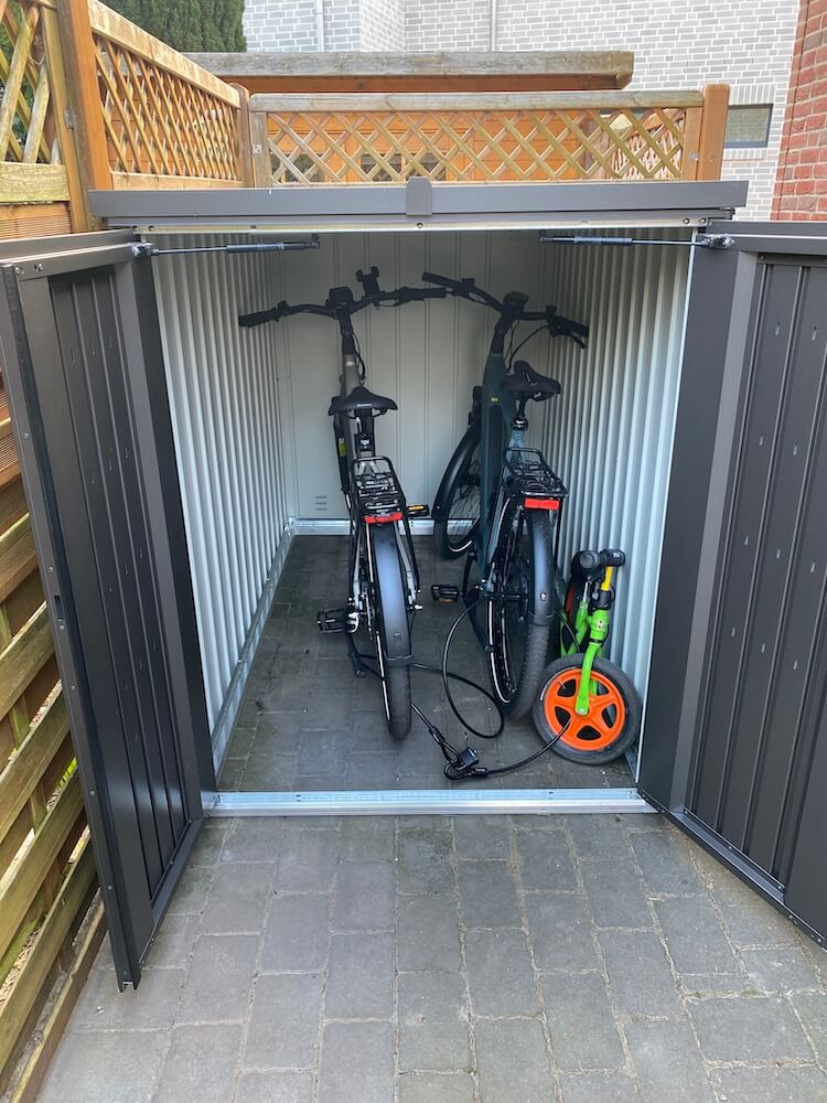 Fahrradgarage für 2 oder 3 Fahrräder