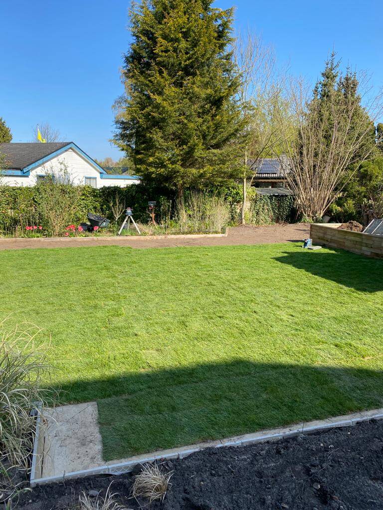 Neuen Rasen verlegen - Wir haben uns fรผr Rollrasen entschieden