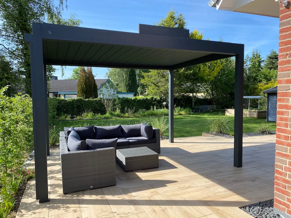 Pergola Metall freistehend - Unser Modell fรผr den perfekten Sonnenschutz im Garten