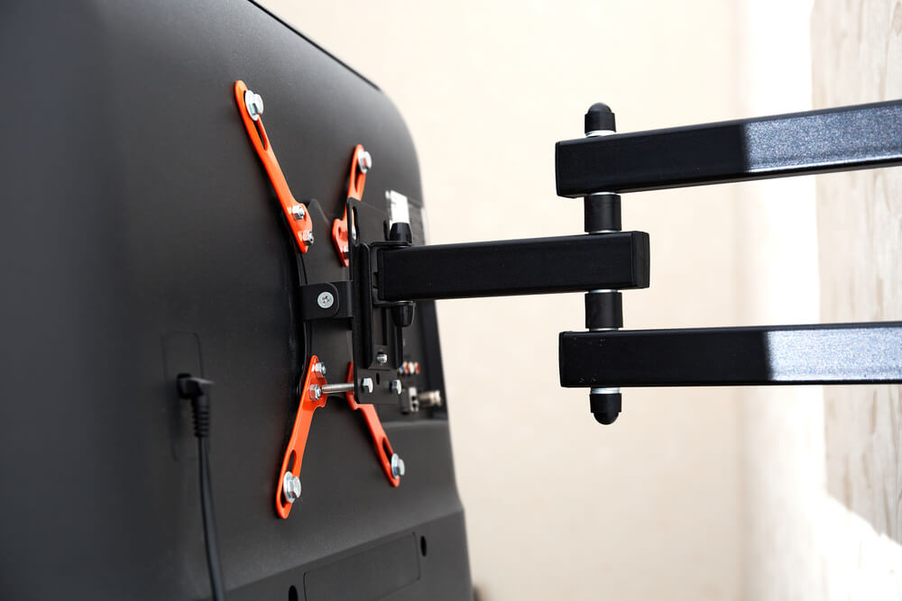 TV-Wandhalterung - mit einer einfachen Montage an der Rรผckseite des Gerรคtes